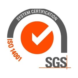 Bollino di certificazione SGS ISO 14001