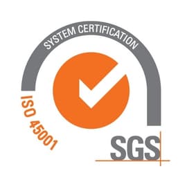 Bollino di certificazione SGS ISO 45001