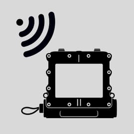 Icona highlight — trasmissione wireless dei dati